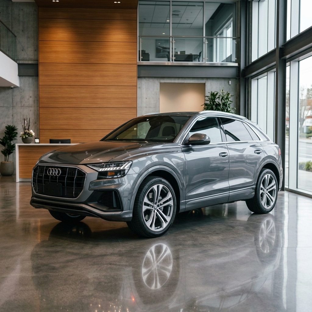Audi Q8 op grijs kenteken