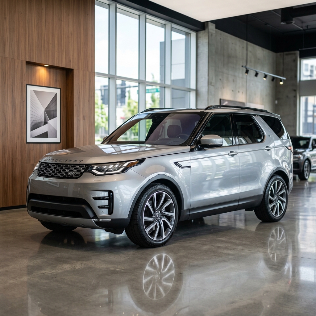 Land Rover Discovery op grijs kenteken