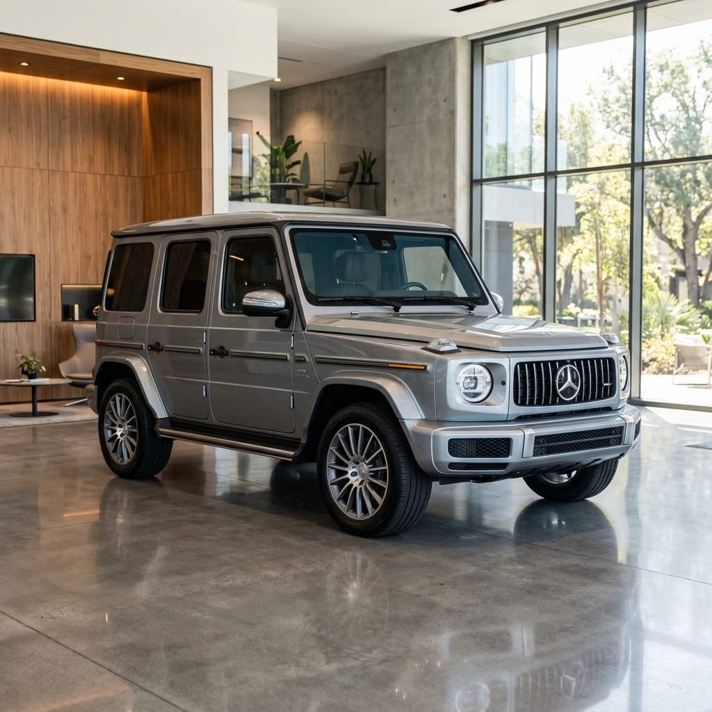 Mercedes-Benz G-Klasse op grijs kenteken