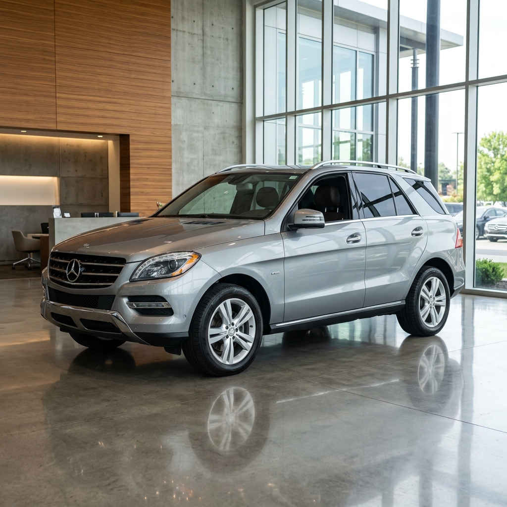 Mercedes-Benz ML W166 op grijs kenteken