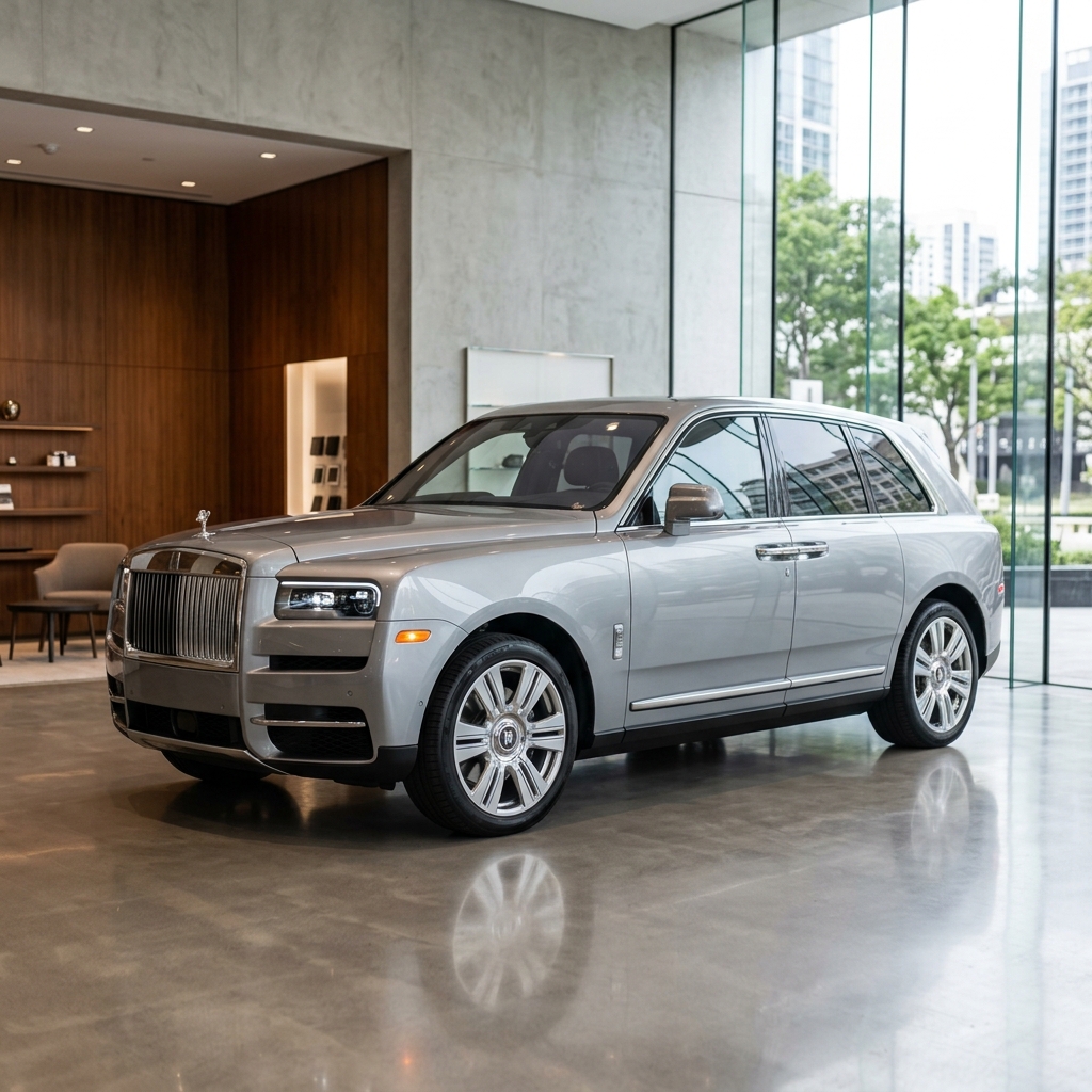 Rolls-Royce Cullinan op grijs kenteken
