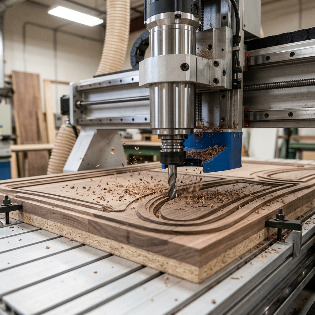 CNC frezen van scheidingswanden